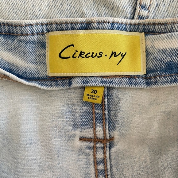 Circus NY Denim Belted A-Line Mini Skirt NWT Size 30 Waist - Picture 5 of 7